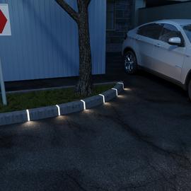 Ultra-durable curbstone luminaires TRIF KERB
